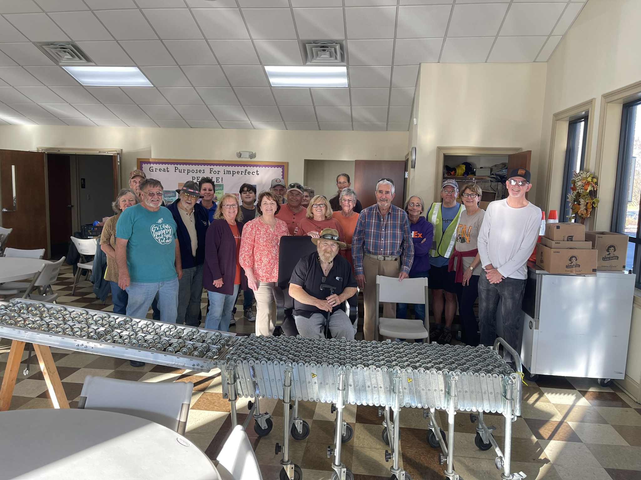 Centertown (Tennessee) United Methodist Church received grant funding from the  ENCORE Ministry Foundation to help purchase a refurbished walk-in freezer to store perishable food and a storage unit for non-perishable items for the church’s weekly food ministry program.